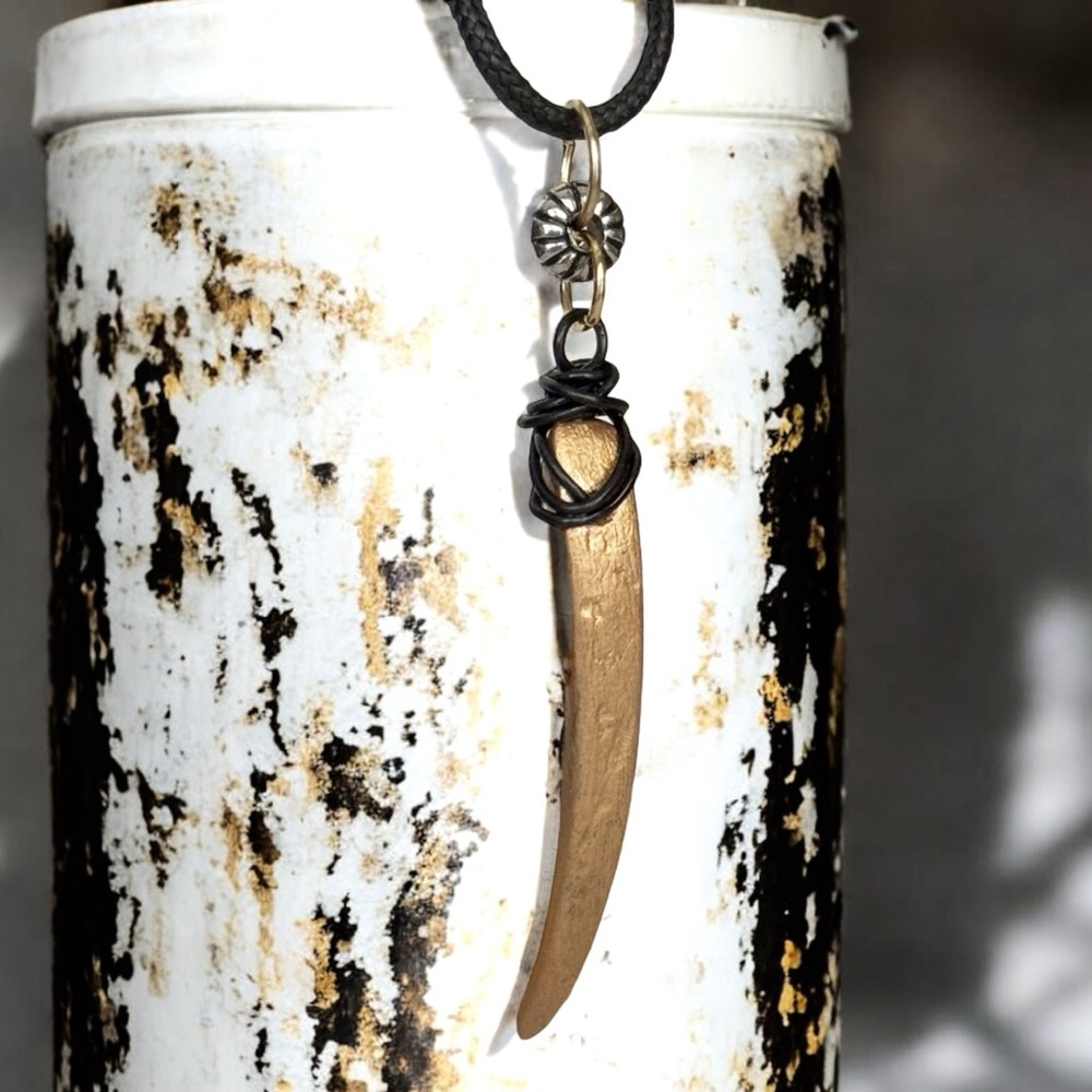 5 For $25💫Alternative Gold Coco Stick Pendant Necklace